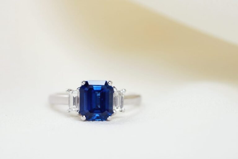 Mens Blue Diamond Rings