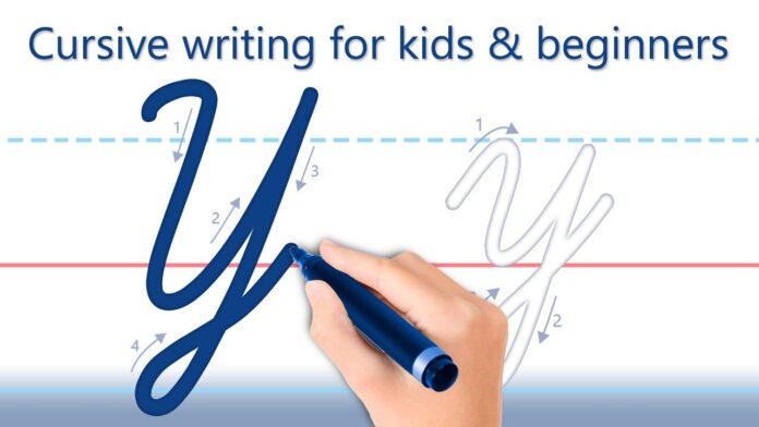 cursive y