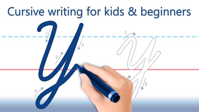 cursive y